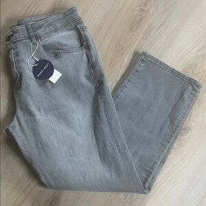 NWT Warp + Weft Gray ORD ‘Chicago Straight’ Leg Jeans